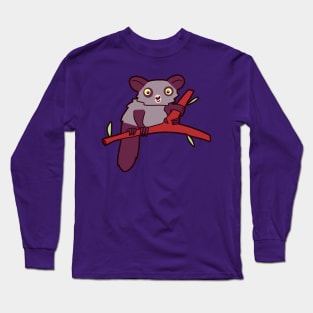 Aye Aye on Tree Branch Long Sleeve T-Shirt